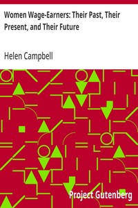 Cover of Women Wage-Earners: Their Past, Their Present, and Their Future — Edition Insights