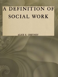 Cover of A definition of social work: A t...