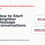 How to Start Neighbor Message Conversations Clearly