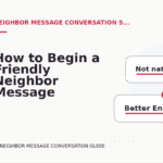 How to Begin a Friendly Neighbor Message Conversation