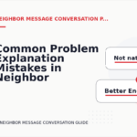 Common Problem Explanation Mistakes in Neighbor Message Conversation English