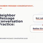 Neighbor Message Conversation Practice: What to Say Instead